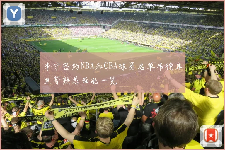 李宁签约NBA和CBA球员名单韦德库里等熟悉面孔一览